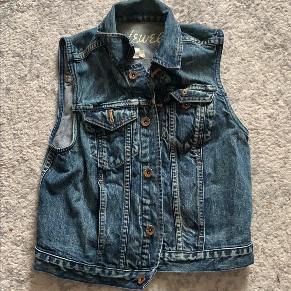 Madewell Denim Vest sz XS